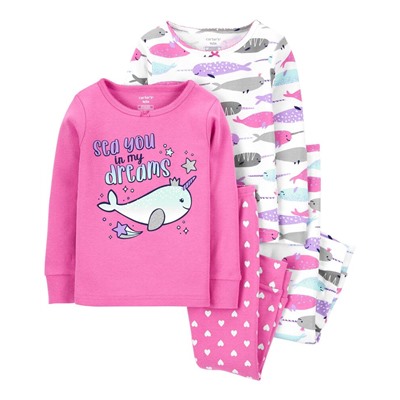 Carter's | Toddler 4-Piece Panda 100% Snug Fit Cotton PJs