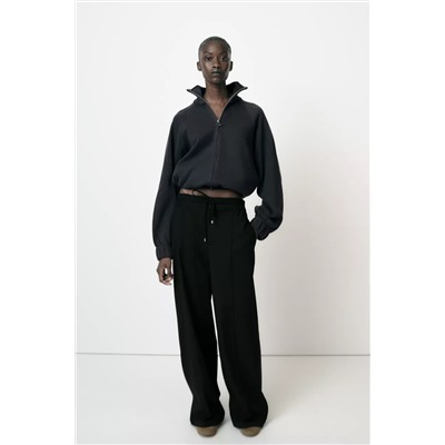 WIDE-LEG TROUSERS WITH ELASTIC WAISTBAND