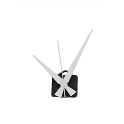 GİZEM SHOP Saat Mekanizması 1. Sınıf Akar Sessiz Saat Mekanizması Askılı 3d Saatlerle Uyumlu Gümüş HYL MEKANİZMA GÜMÜŞ SET