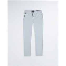 Slim Fit Chino Trousers, Men, Light Blue