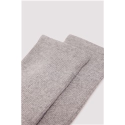 Calcetín algodón bicolor textura