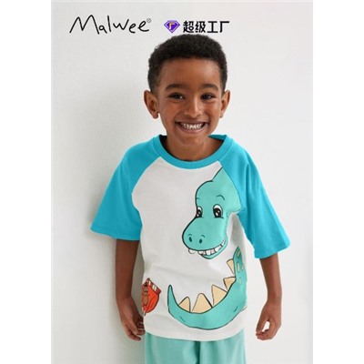 Футболка с короткими рукавами для мальчиков Malwe*e