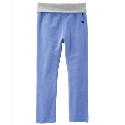 Foldover Skinny Yoga Pants