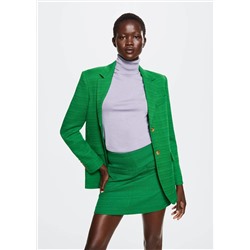 Minifalda tweed -  Mujer | MANGO OUTLET Melilla