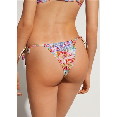 Brazilian-Bikinihose mit schmalen Bändchen Minorca Eco