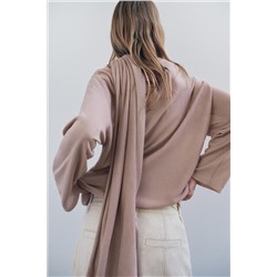 KNIT SWEATER WITH SCARF