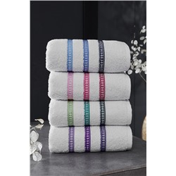 MODALİN 50 X 90 STRİPE 4'LÜ HAVLU 9001