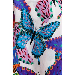 Vestido playero mariposas