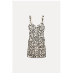 ANIMAL PRINT MINI DRESS