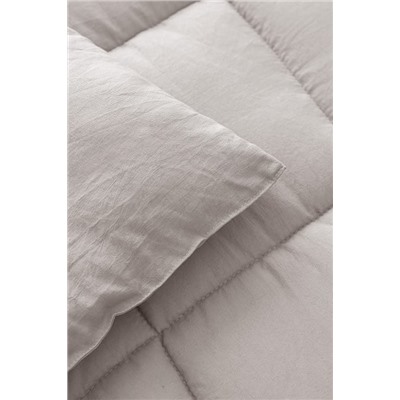 Mona Çift Kişilik Microfiber Yorgan - Taş