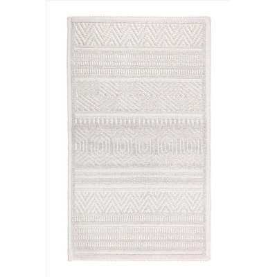 Bluenity Hat Doğal Pamuklu Banyo Kilimi 100x150 Cm - Ekru 101.201.01.001.29.01