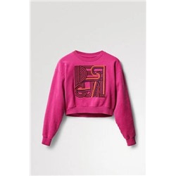 Sudadera felpa lisa bordados