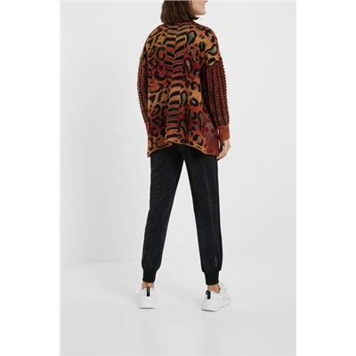Chaqueta punto boho