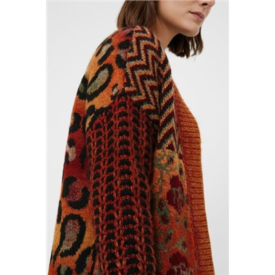 Chaqueta punto boho