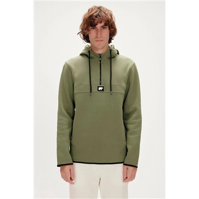 Bad Bear Defence Half-zip Hoodie Erkek Sweatshirt 19.02.27.027-C70