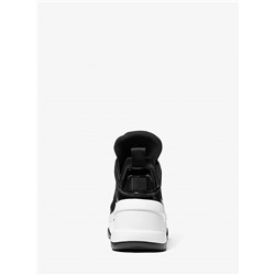 Michael Kors Outlet Olympia Mixed-Media Trainer