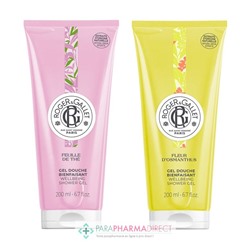 Roger & Gallet Lot Gel Douche Bienfaisant Feuille De Thé & Fleur d'Osmanthus 200 ml