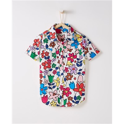 Print Buttonfront Shirt