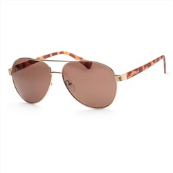 CALVIN KLEIN Men's Gold Aviator Sunglasses