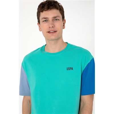 Erkek Comfort Fit Bisiklet Yaka Mint Tişört