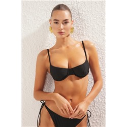 TRENDYOLMİLLA Siyah Balconette Regular Bikini Takımı TBESS25BT00083