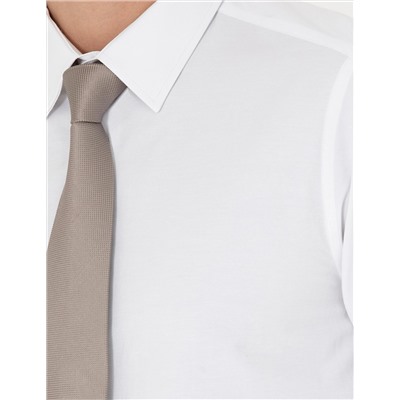 Beyaz Slim Fit Uzun Kollu Basic Gömlek