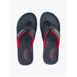 Padded-Strap Logo Flip-Flop