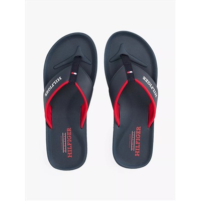 Padded-Strap Logo Flip-Flop