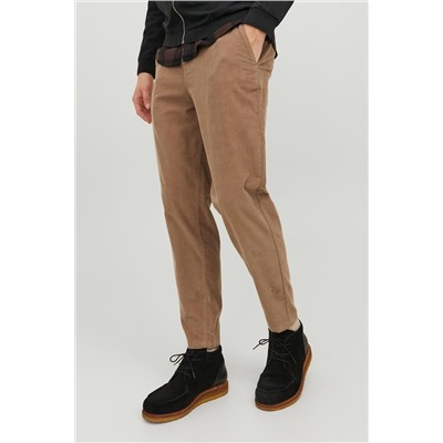 Pantalón chino de terciopelo Beige