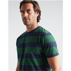 Striped T-shirt, Men, Multicolour
