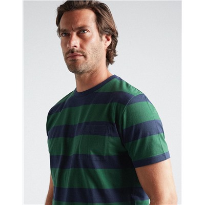 Striped T-shirt, Men, Multicolour