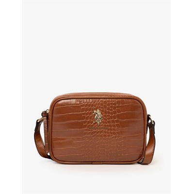 CROCODILE EMBOSSED CROSSBODY BAG
