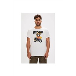 Bad Bear, Fever Beyaz Baskılı Erkek Tişört