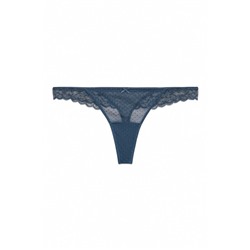 Tanga encaje cintura verde
