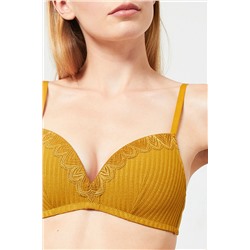 Sujetador con relleno Ladies Mostaza y ocre