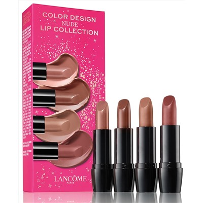 Lancôme 4-Pc. Color Design Nude Lip Set