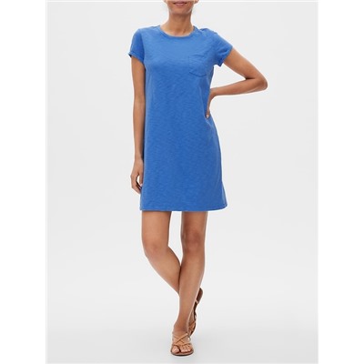 Pocket Short Sleeve Shirtdress