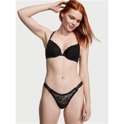 Sequin Posey Lace Brazilian Panty