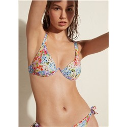 Push-up-Bikinioberteil mit Wattierung Minorca Eco