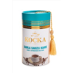 Кофе "Kocka" 250 гр DAMLA SAKIZLI с ароматом мастики (банка) 1/12