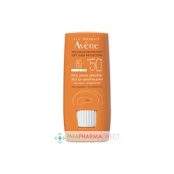 Avène Solaire SPF50+ Très Haute Protection Stick Zones Sensibles 8g