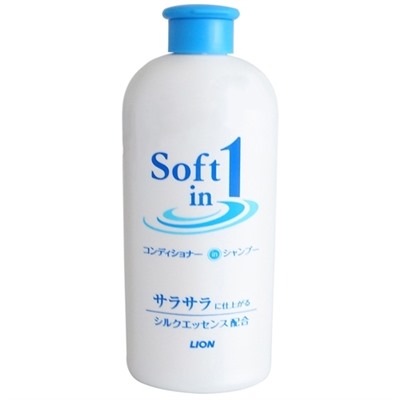 Lion Шампунь-кондиционер для сухих волос Soft in 1, с фруктово-цитрусовым ароматом, бутылка 200 мл.
