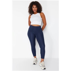 Trendyol Curve Lacivert Örme Toparlayıcı Spor Tayt TBBSS22TY0020