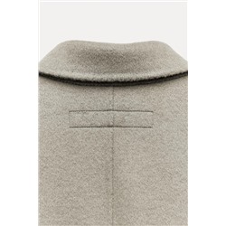 ZW COLLECTION DOUBLE-FACED FITTED BLAZER