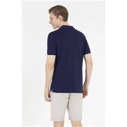 Erkek Lacivert Basic Polo Yaka Tişört