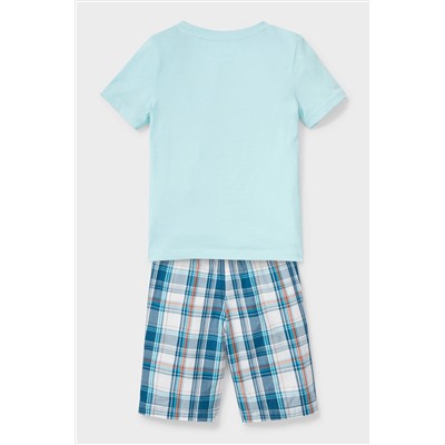 Set - Kurzarmshirt und Shorts - Bio-Baumwolle