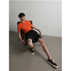 PREMIUM Shorts aus Strukturstoff