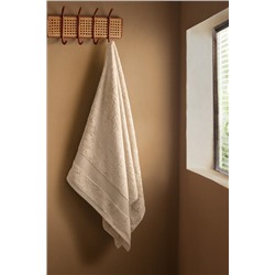 Clarette Banyo Havlusu - Bej - 90x150 cm