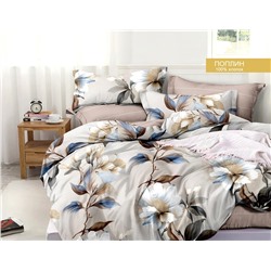 Постельное белье Зима-Лето из поплина с окантовкой ЗЛПО22-1394