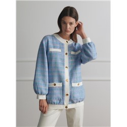 Blazer aus Strukturstoff